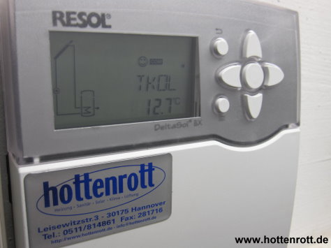 Resol Solarregler DeltaSol BX mit SD-Speicherkarte fr Datenspeicherung Datenlogger