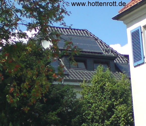 Solaranlage Vakuumrhrenkollektoren, zwei Felder