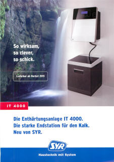 Flyer Syr IT4000 Wasserenthrtungsanlage