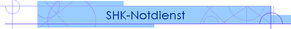 SHK-Notdienst